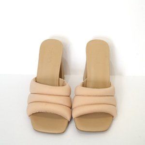 Open Edit Sheena Sandal, Size 37, Beige
